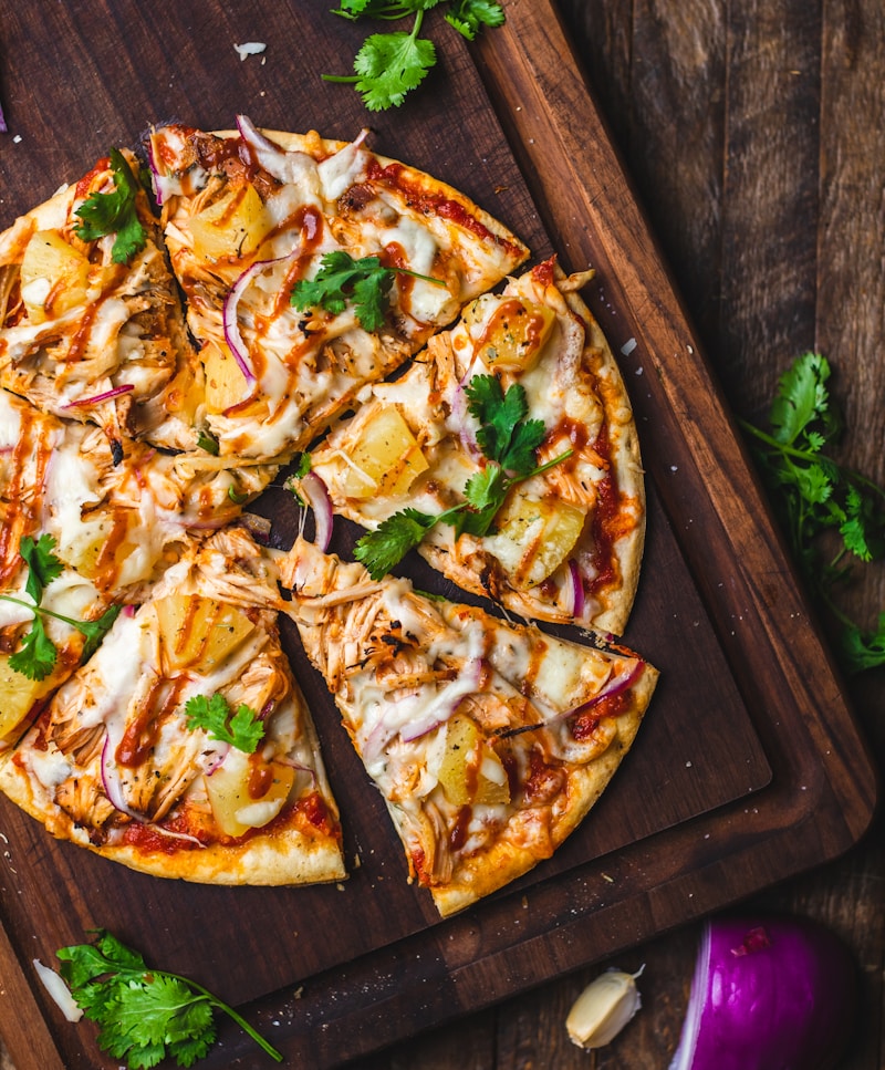 Pizza Pollo Alfredo
